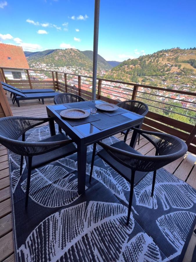 Magnifique Appartement Classe 4 Etoiles Avec Sauna Et Terrasse Dans Chalet La Bresse Zewnętrze zdjęcie