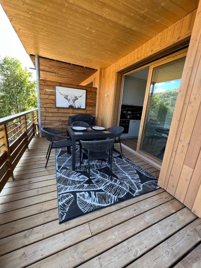 Magnifique Appartement Classe 4 Etoiles Avec Sauna Et Terrasse Dans Chalet La Bresse Zewnętrze zdjęcie